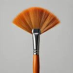 قلم مو چتری و بادبزنی