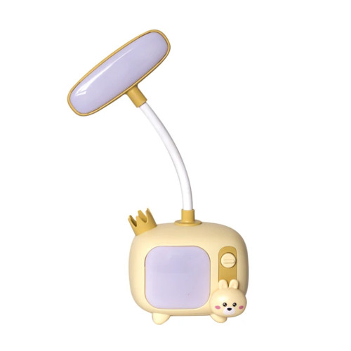 چراغ مطالعه مدل شارژی فانتزی طرح تلویزیون  دو کاره(چراغ، جا خودکاری)