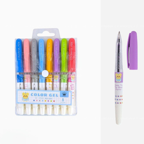 خودکار رنگی 8 رنگ color GEL