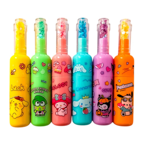 هایلایتر مدل کرومی و دوستان Kuromi بسته 6 عددی