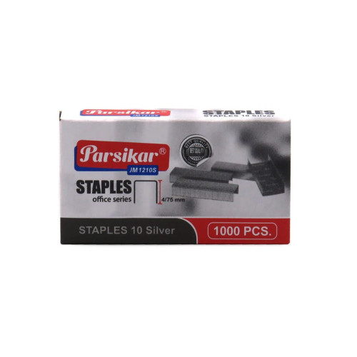 سوزن منگنه پارسیکار کد Jm1210s سایز 10 بسته 1000 عددی