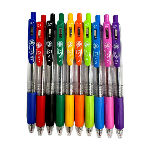 خودکار رنگی فشاری بسته 10 عددیsunny