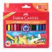 مداد شمعی 12 رنگ فابر کاستل مدل Grip Erasable